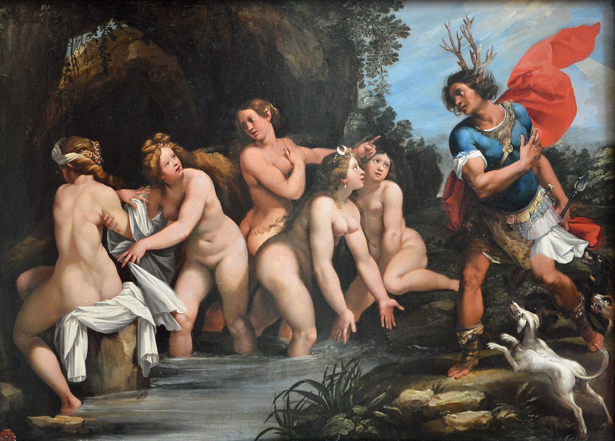 Diana a Actaeon od Giuseppe Cesari
