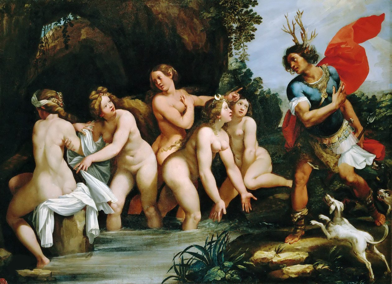 Diana a Actaeon, asi 1600-1603. od Giuseppe Cesari