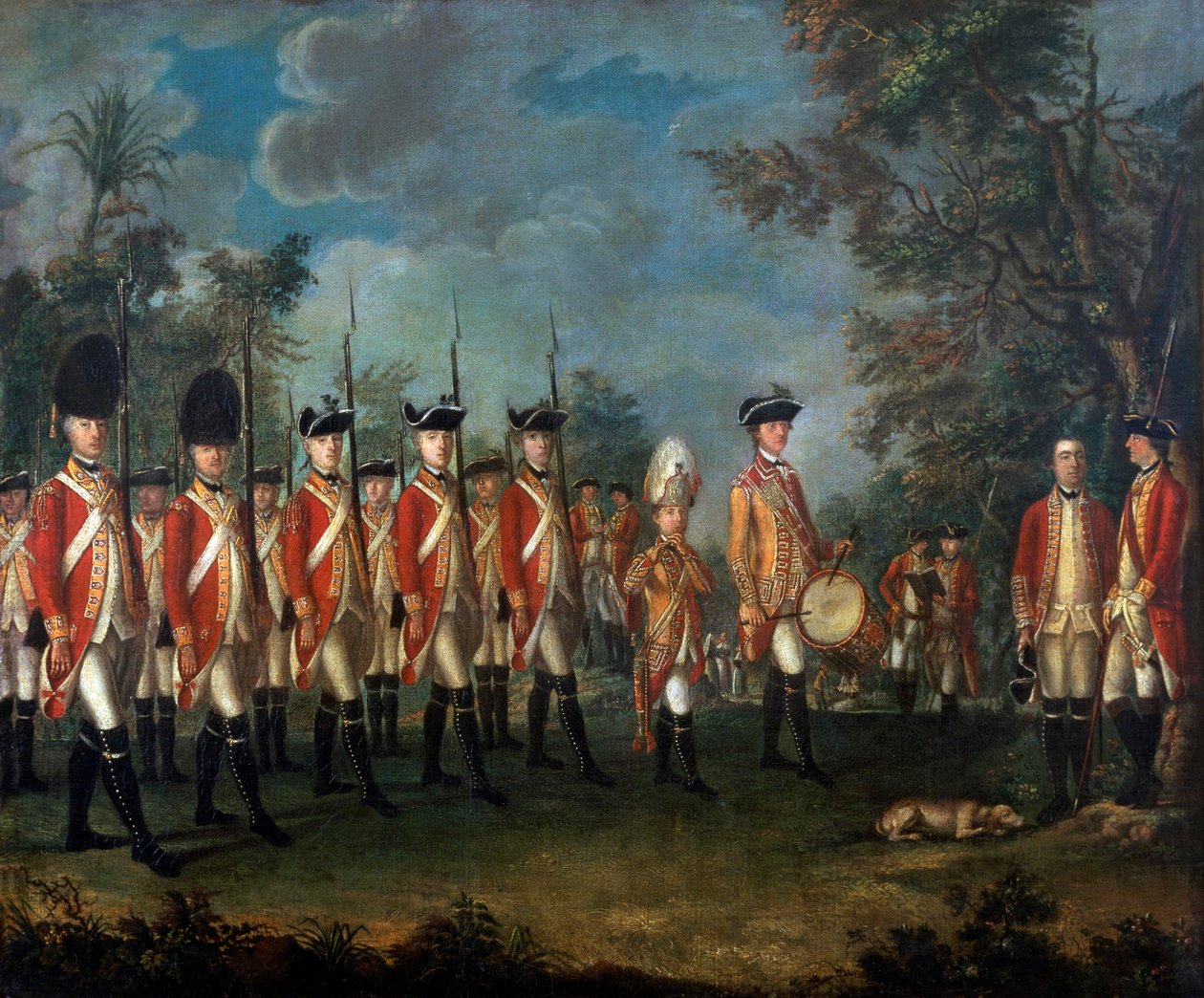 Lord George Lennox, plukovník 25. pěšího pluku, kolem roku 1771 (olej na plátně) od Giuseppe Chiesa