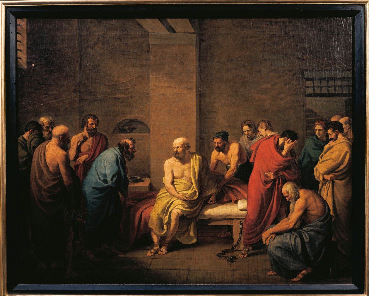 Itálie, Cremona, Smrt Sokrata od Giuseppe Diotti