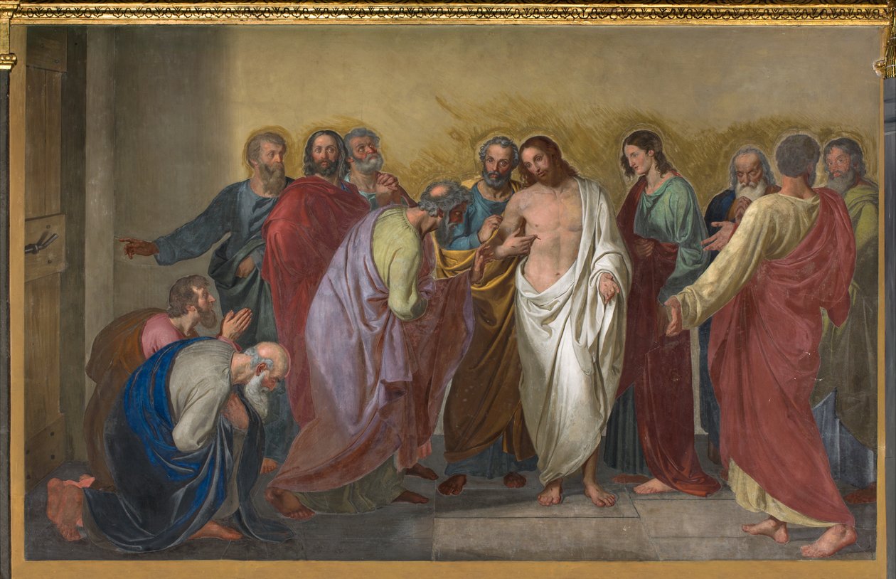 Presbytář, Giueppe Diotti, Nevěra svatého Tomáše 1832 od Giuseppe Diotti