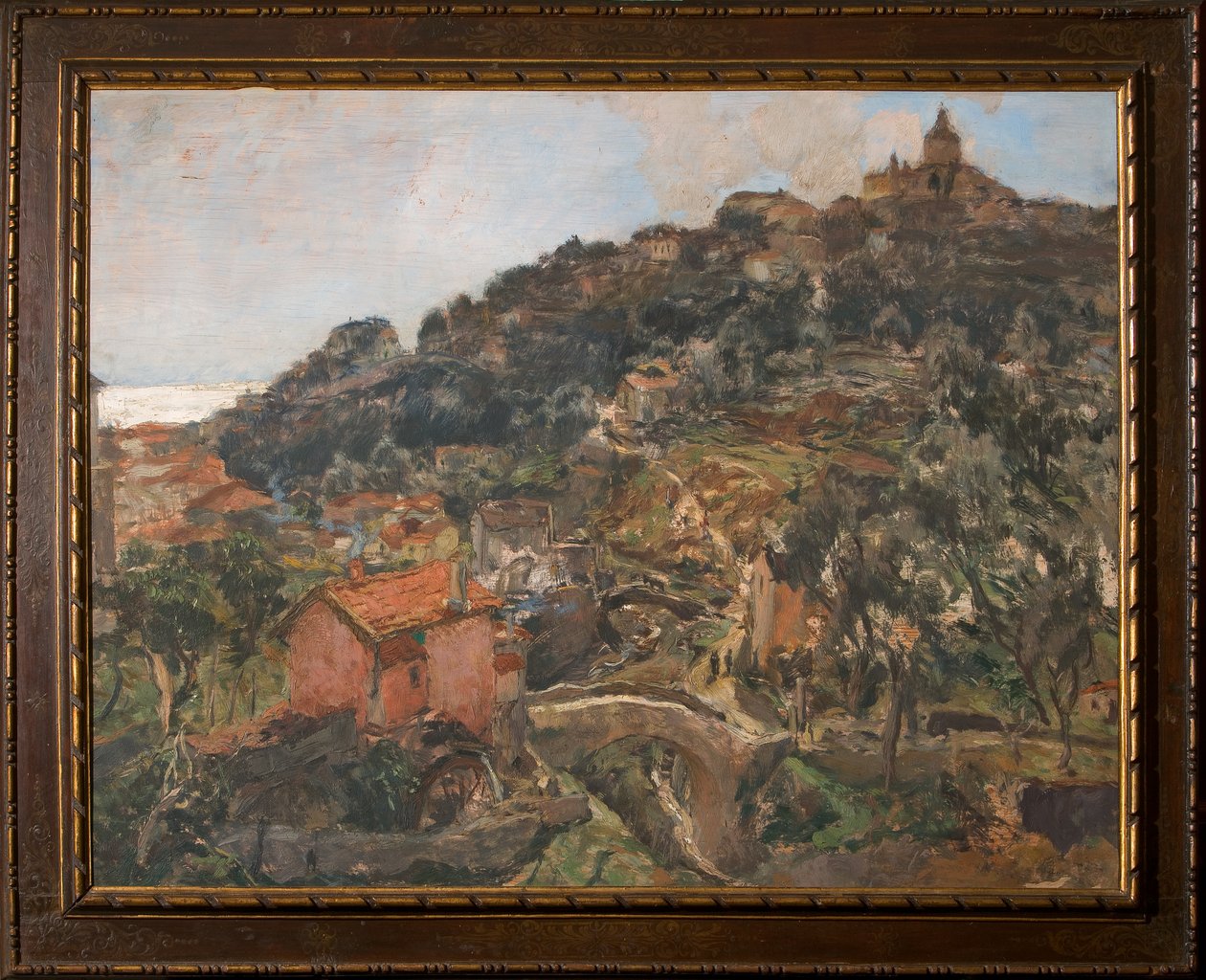 Sanremo (olej na překližce) od Giuseppe Graziosi