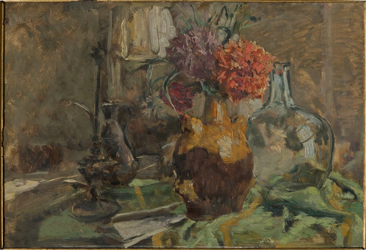 Zátiší (olej na překližce) od Giuseppe Graziosi