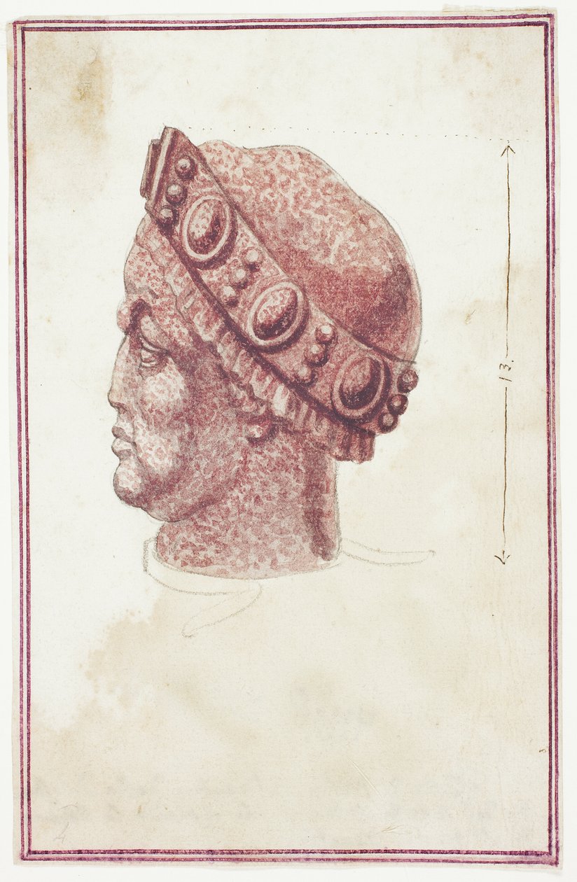 Porfyrová hlava (San Marco, Benátky) od Giuseppe Grisoni