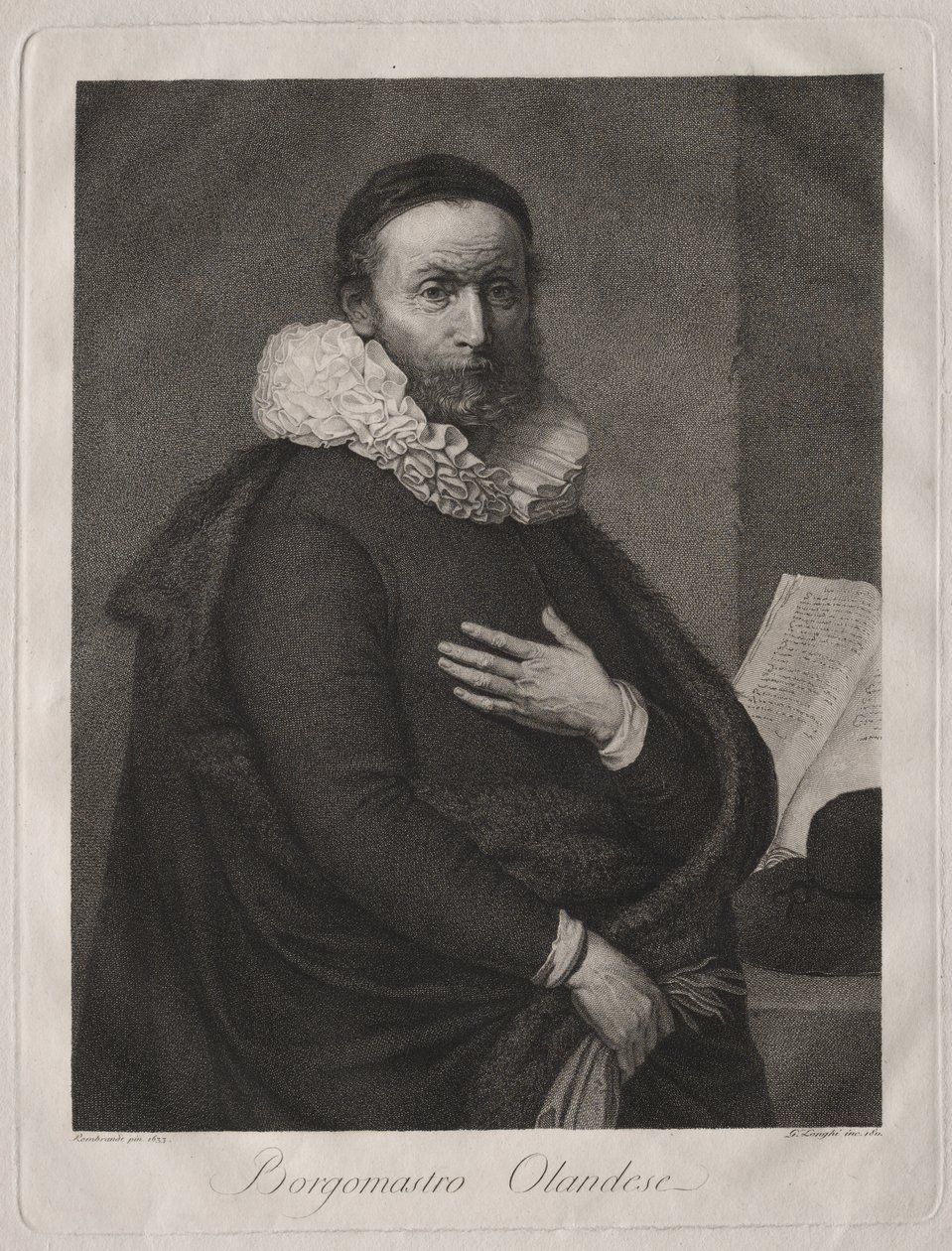 Holandský purkmistr od Giuseppe Longhi