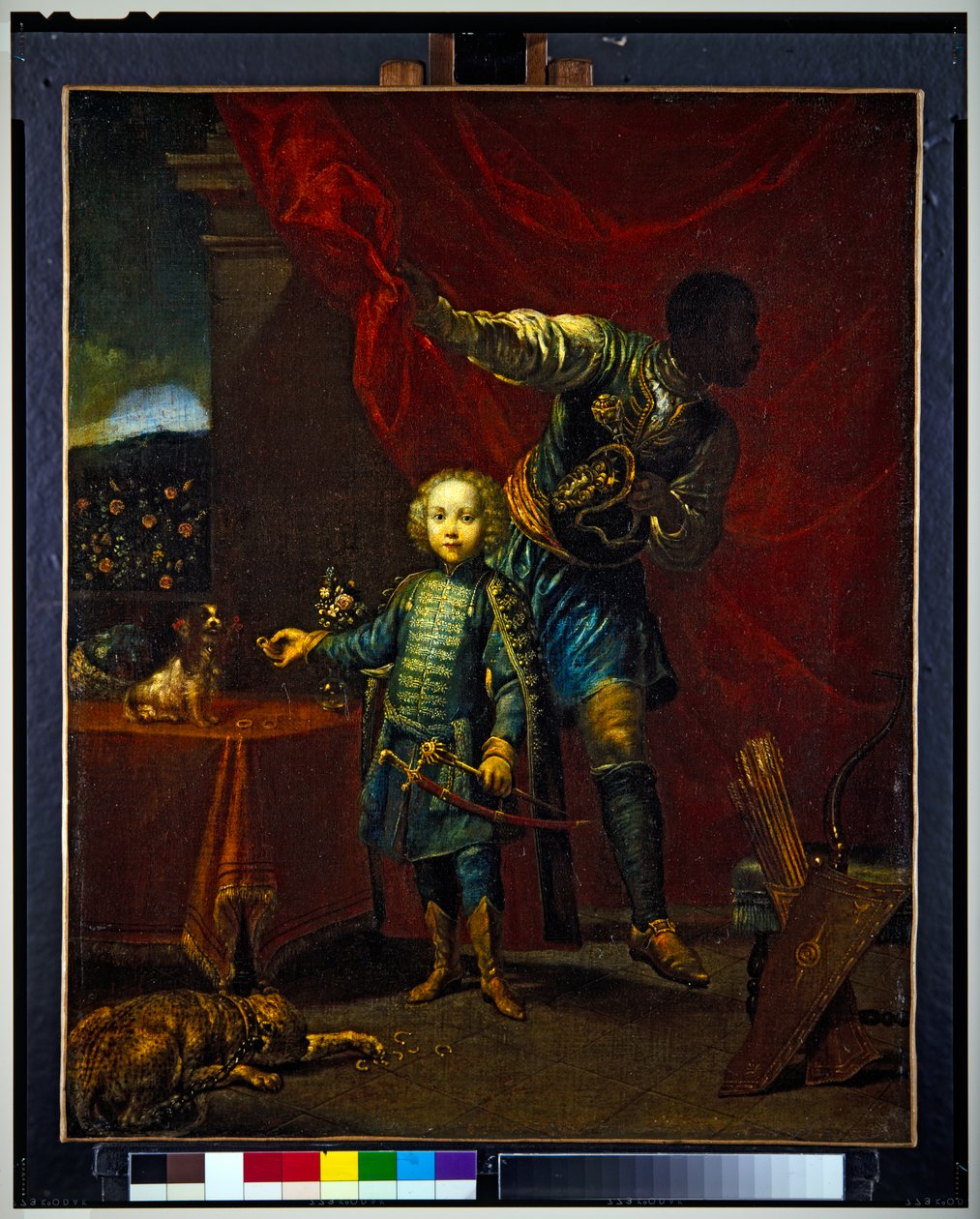 Portrét mladého chlapce, údajně syna generála Johanna Pálffyho (obraz) od Giuseppe Maria (1665 1747) Crespi
