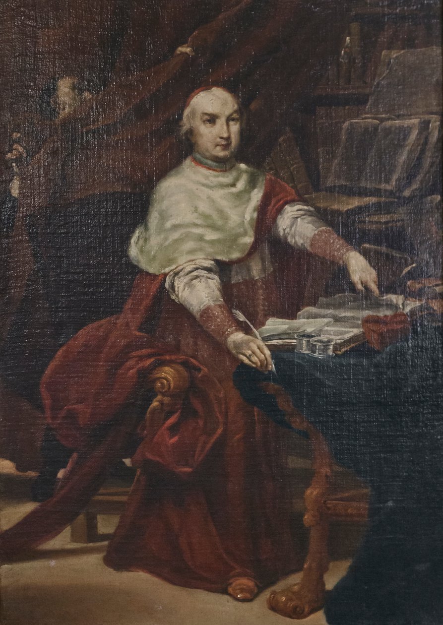 Portrét kardinála Prospera Lambertiniho od Giuseppe Maria (1665 1747) Crespi