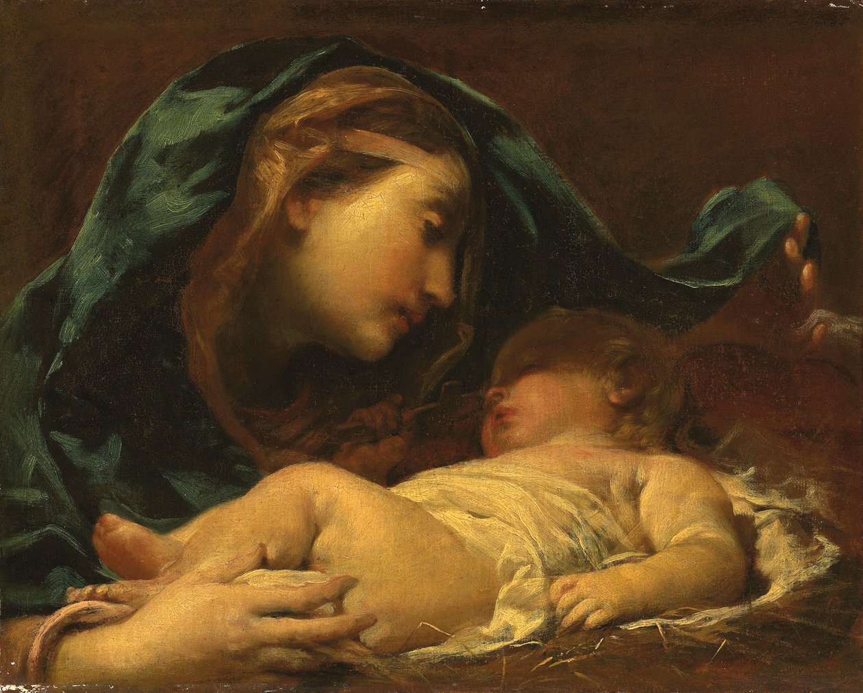Madonna s dítětem od Giuseppe Maria Crespi