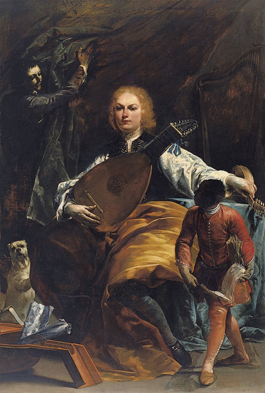 Portrét hraběte Fulvia Gratiho od Giuseppe Maria Crespi
