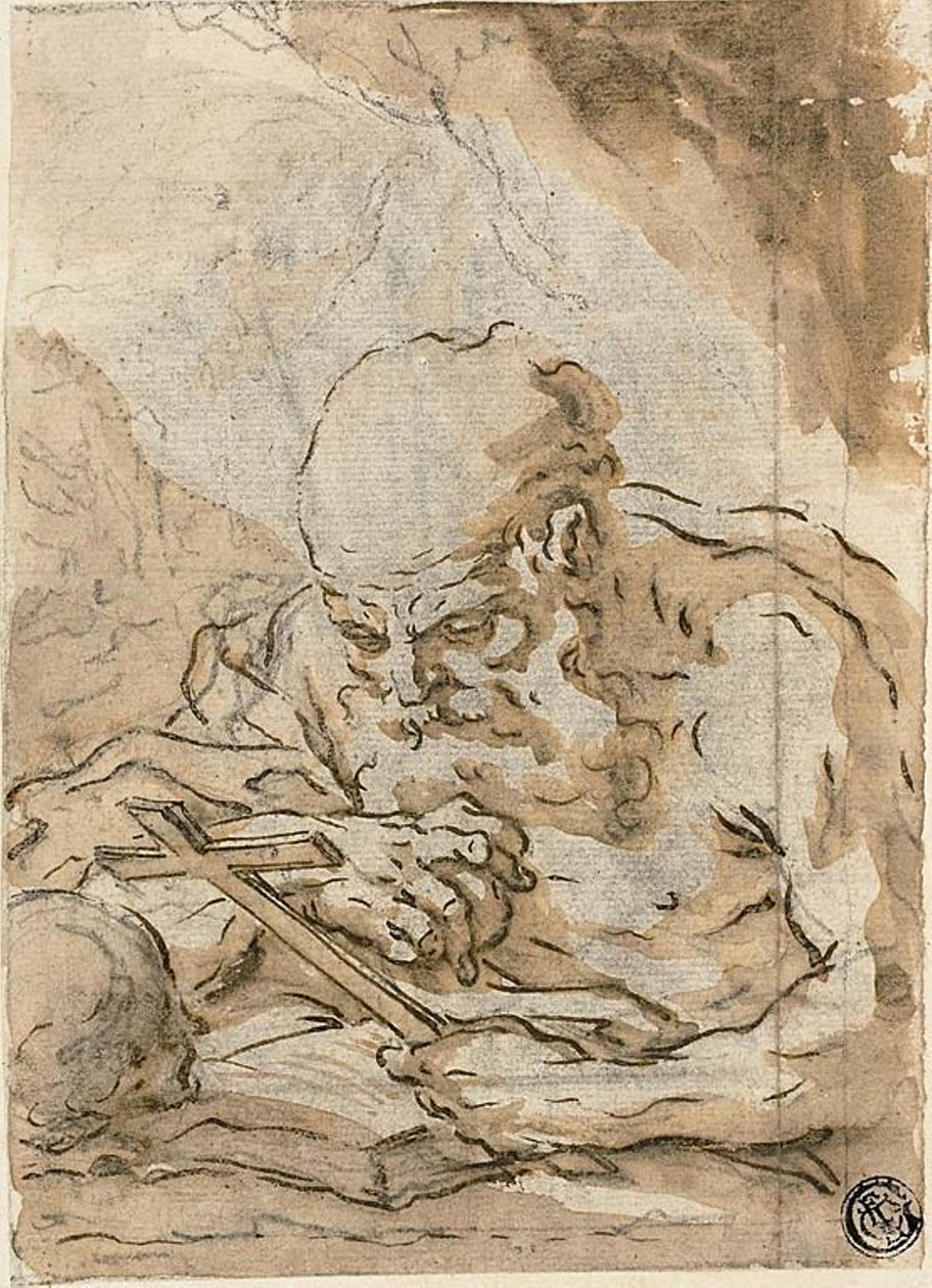 Svatý Jeroným od Giuseppe Maria Crespi
