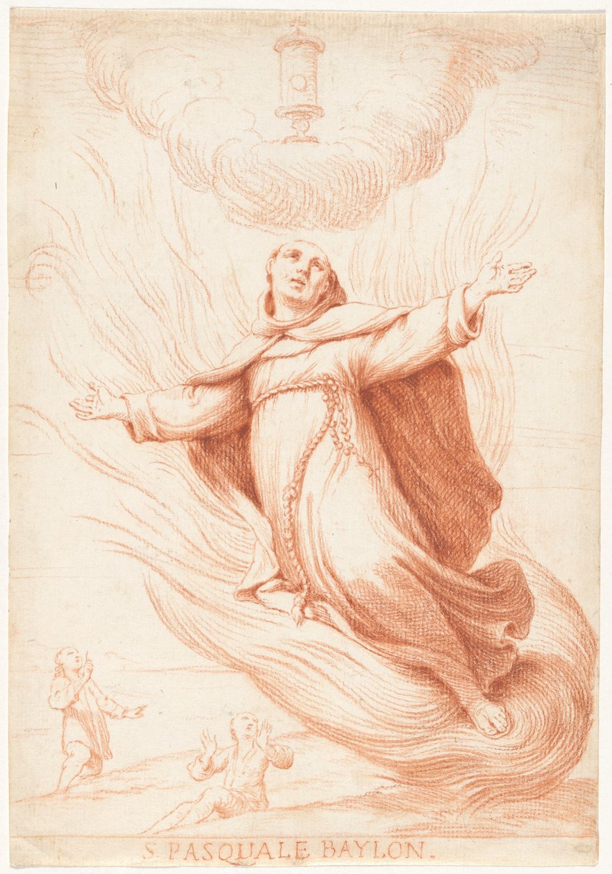Der heilige Paschal Baylon in Ekstase od Giuseppe Maria Crespi