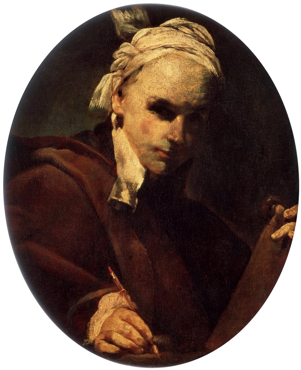 Autoportrét, c1700. od Giuseppe Maria Crespi