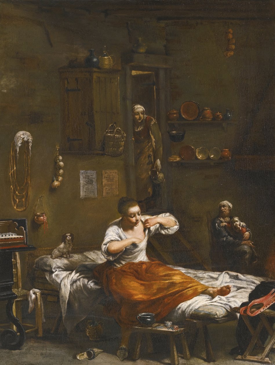 Lov na blechy od Giuseppe Maria Crespi