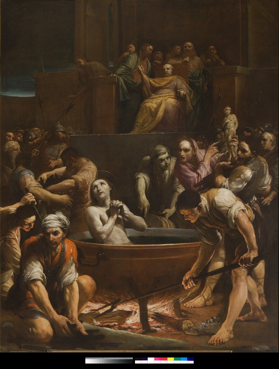 Umučení svatého Jana Evangelisty, kolem roku 1715 od Giuseppe Maria Crespi