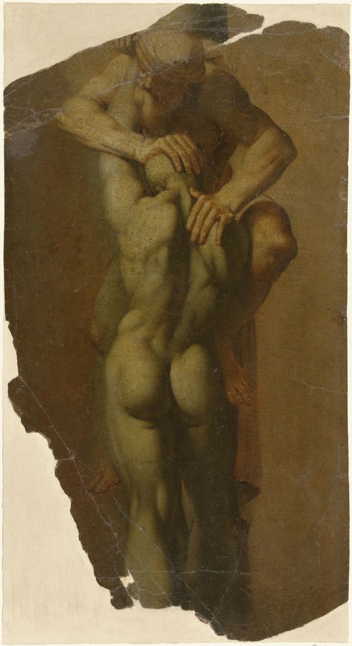 Twee cariatiden od Giuseppe Maria Crespi