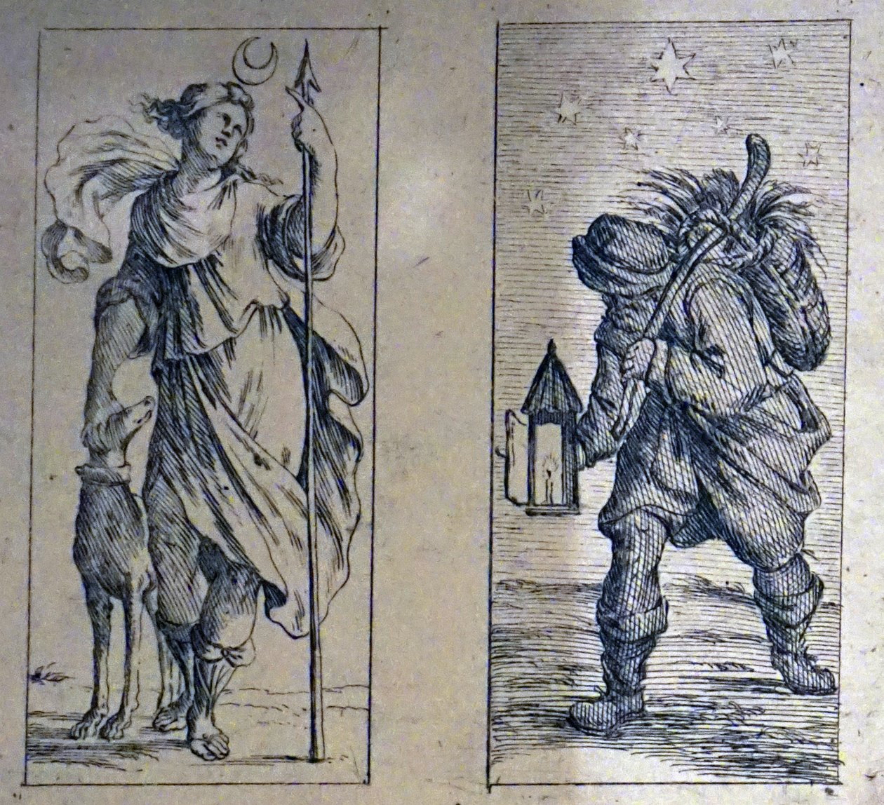Tarotové karty 17. století od Giuseppe Maria Mitelliho od Giuseppe Maria Mitelli