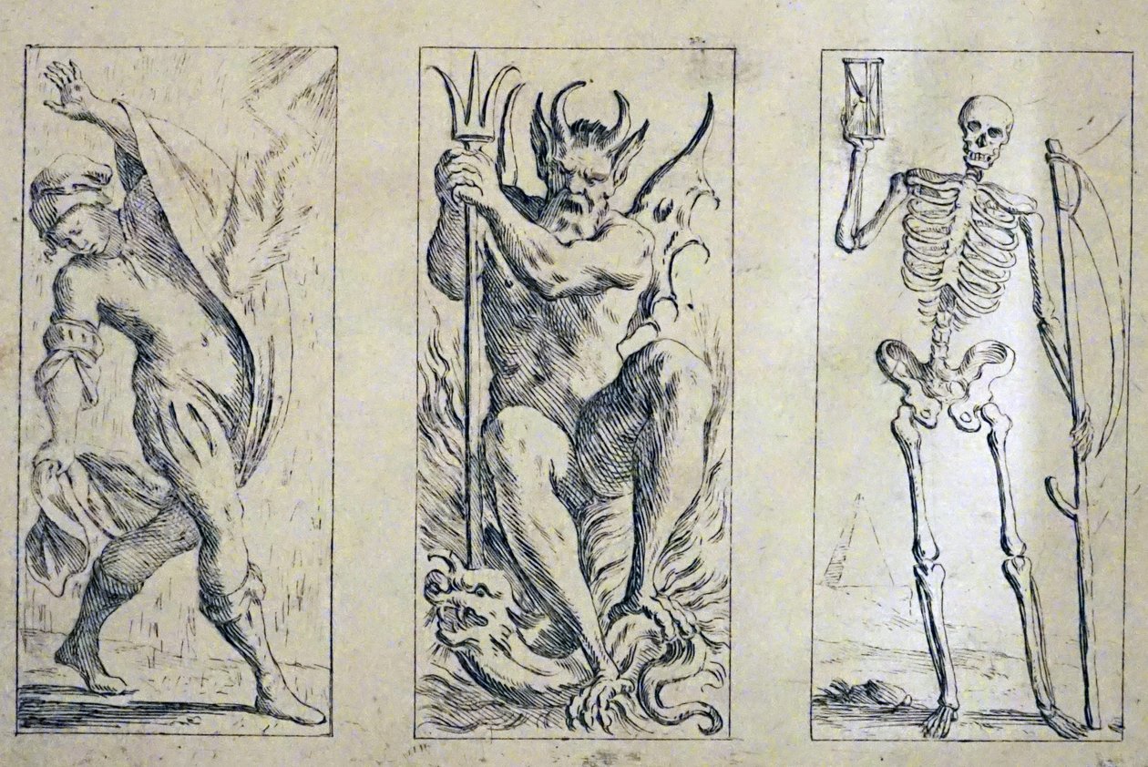 Tarotové karty 17. století od Giuseppe Maria Mitelliho od Giuseppe Maria Mitelli