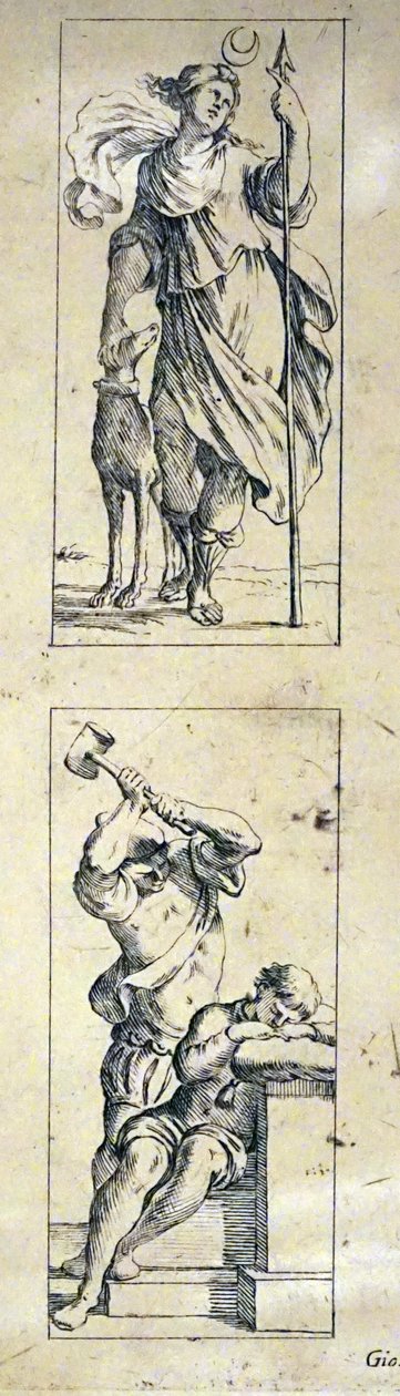 Tarotové karty 17. století od Giuseppe Maria Mitelliho od Giuseppe Maria Mitelli