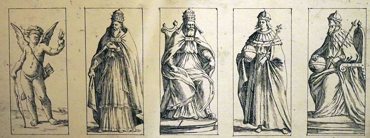 Tarotové karty 17. století od Giuseppe Maria Mitelliho od Giuseppe Maria Mitelli