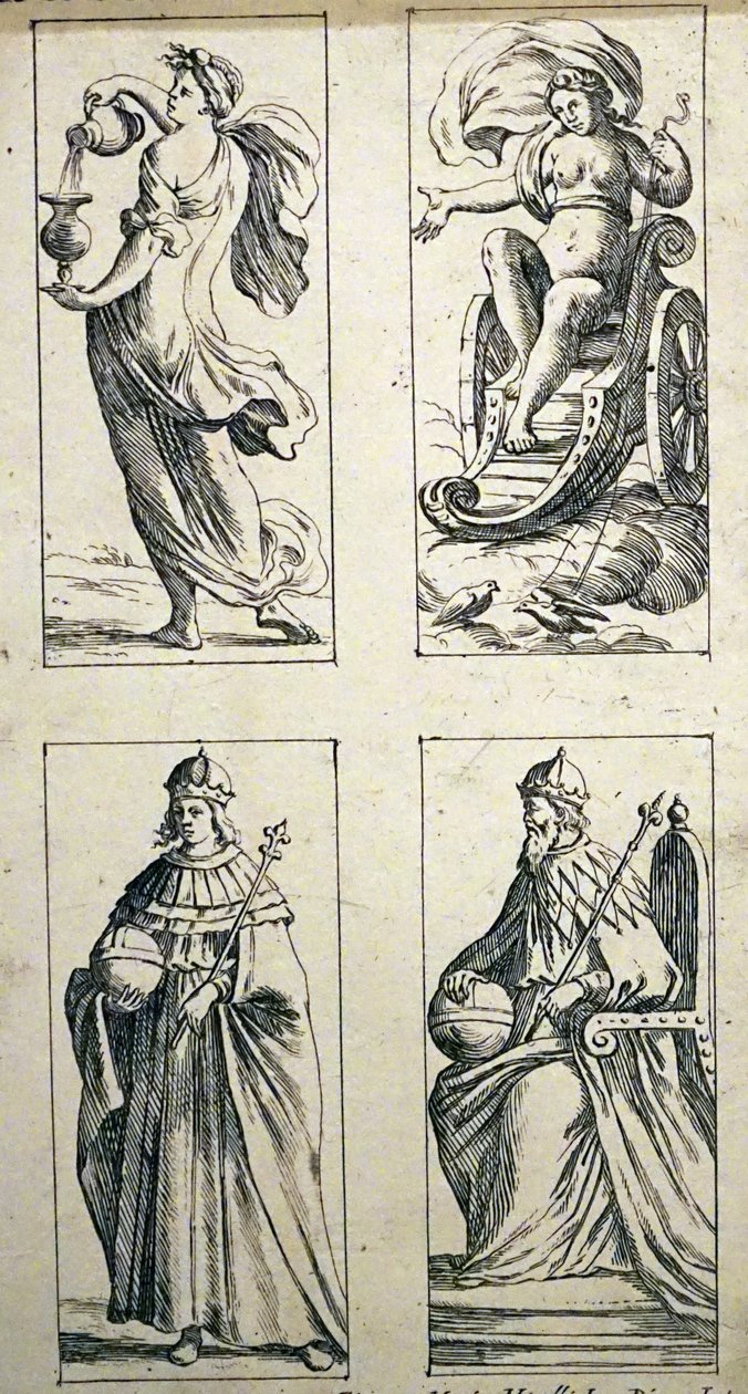 Tarotové karty ze 17. století od Giuseppe Maria Mitelliho od Giuseppe Maria Mitelli
