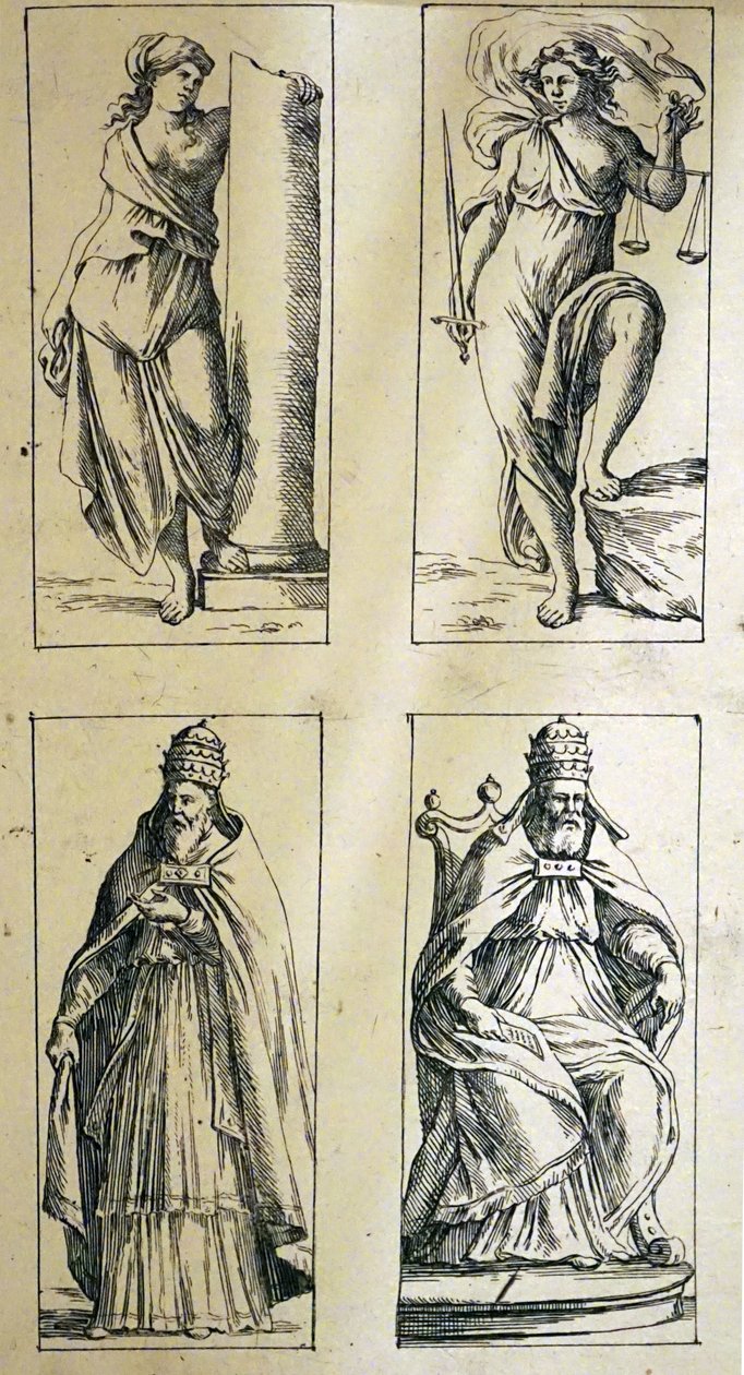 Tarotové karty ze 17. století od Giuseppe Maria Mitelliho od Giuseppe Maria Mitelli