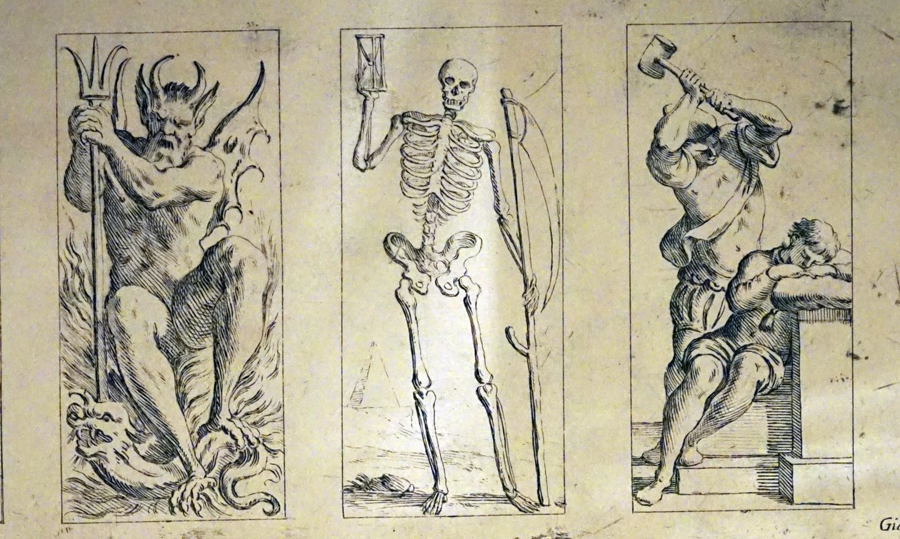 Tarotové karty 17. století od Giuseppe Maria Mitelliho od Giuseppe Maria Mitelli