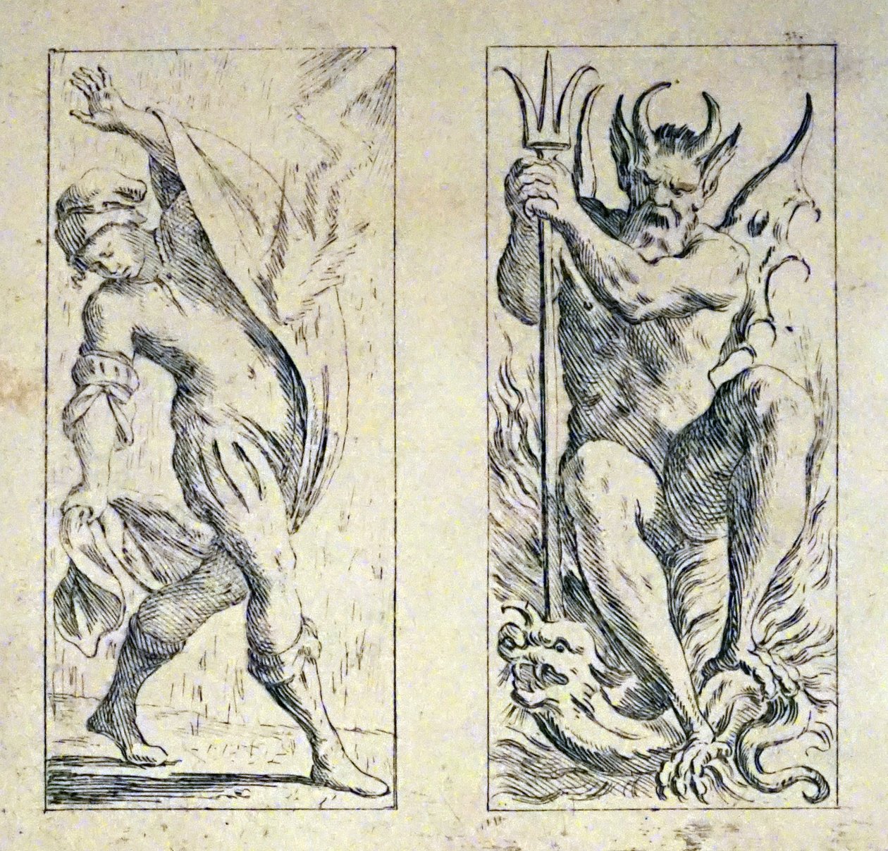 Tarotové karty 17. století od Giuseppe Maria Mitelliho od Giuseppe Maria Mitelli