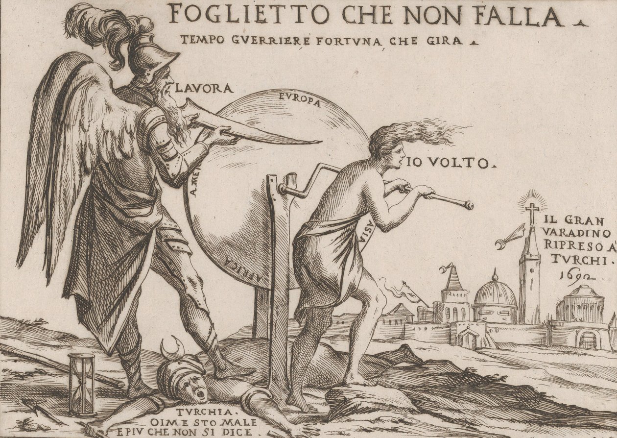 Alegorie vztahující se k bohatství Turků, ca. 1692. od Giuseppe Maria Mitelli