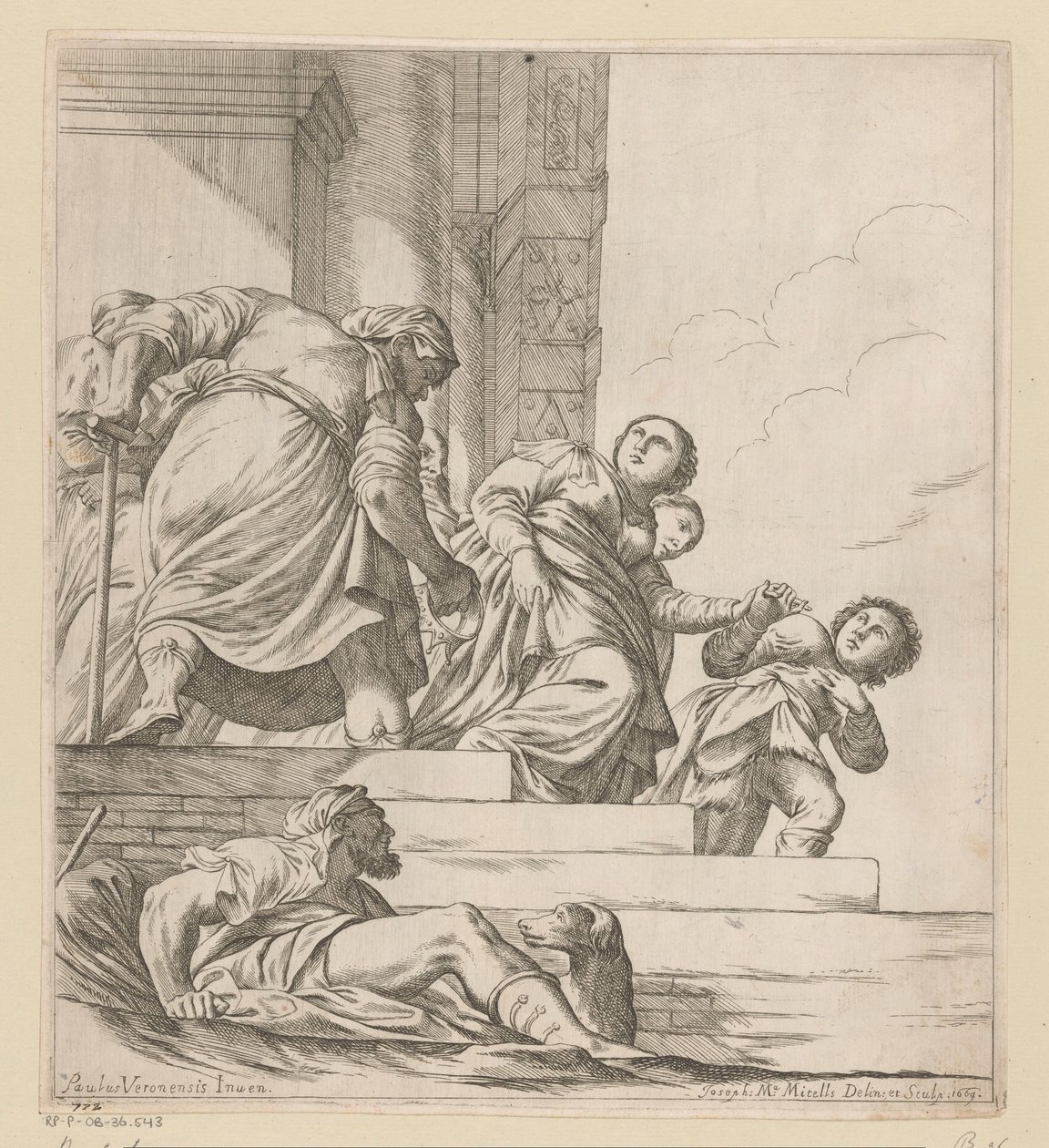 Královna Vashti je vyhoštěna od Giuseppe Maria Mitelli
