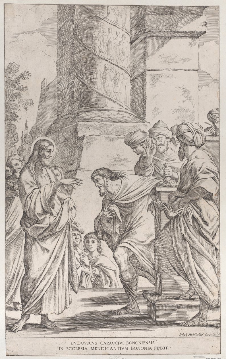 Deska 1: Povolání svatého Matouše, 1678. od Giuseppe Maria Mitelli