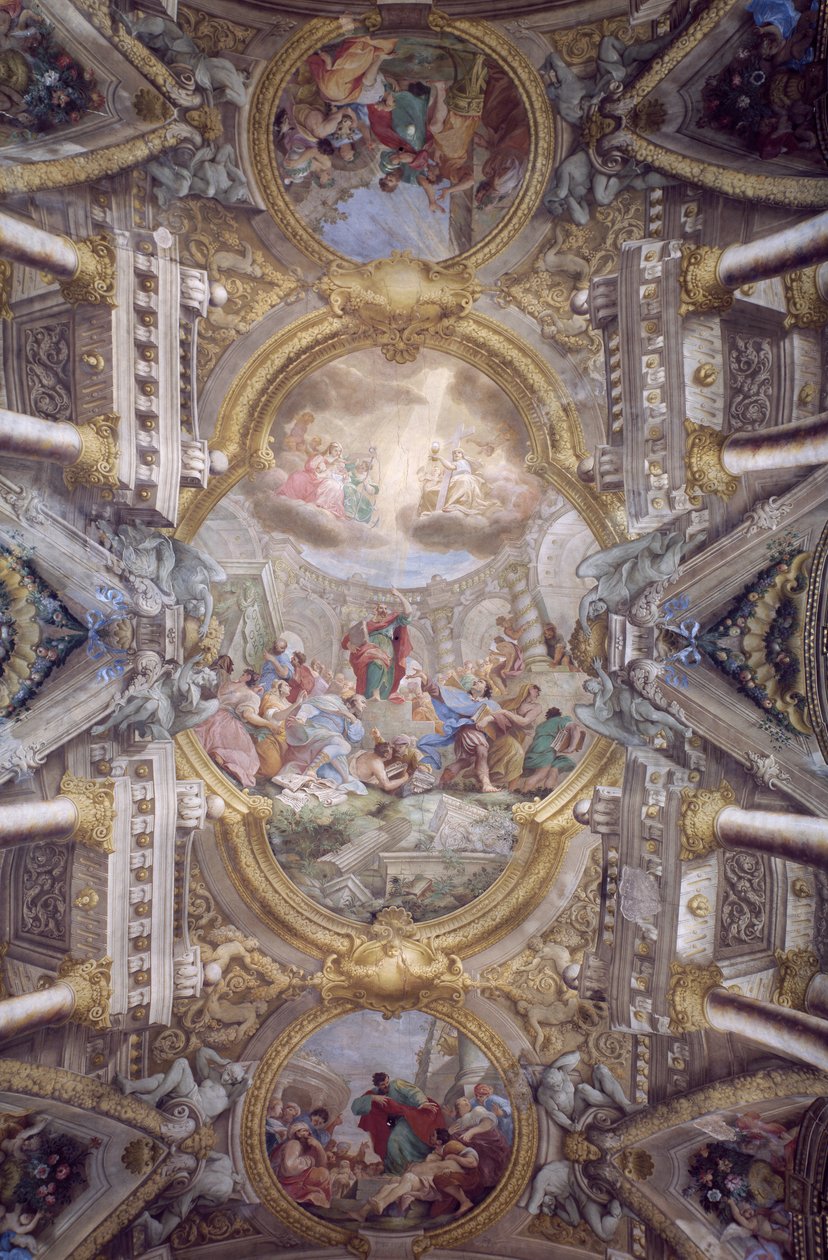 Skutky svatého Pavla v Areopagu, Bologna, Itálie (foto) od Giuseppe Maria and Antonio Rolli
