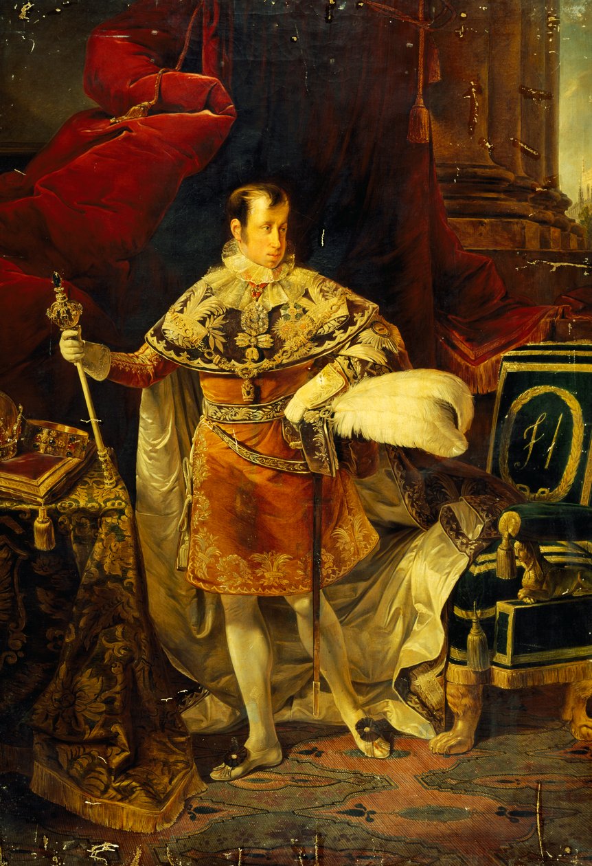 Portrét Ferdinanda I. Rakouského (Vídeň od Giuseppe Molteni