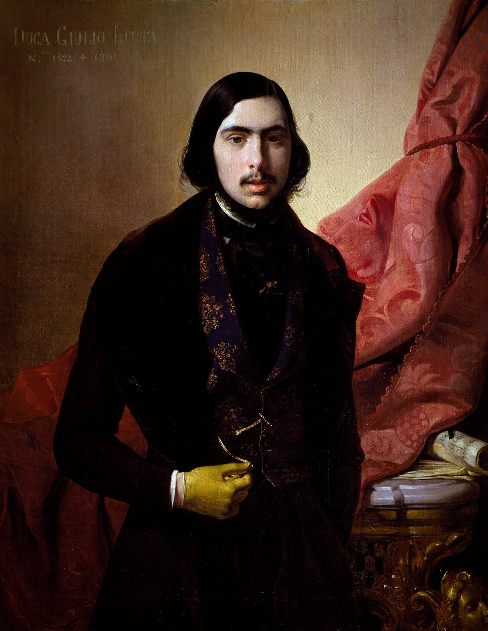 Portrét Giulia Litta (Milán od Giuseppe Molteni
