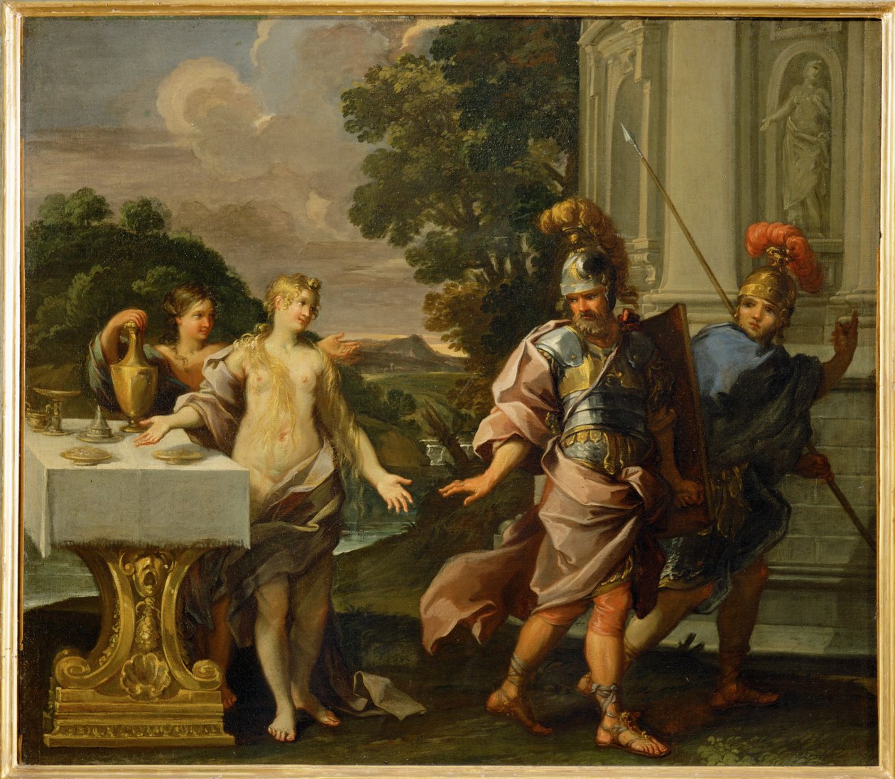 Armida et les compagnons de Renaud - Armida a její společníci... od Giuseppe Passeri
