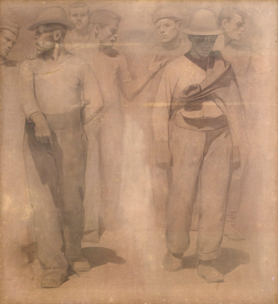 Karikatura pro čtvrtý stát od Giuseppe Pellizza da Volpedo