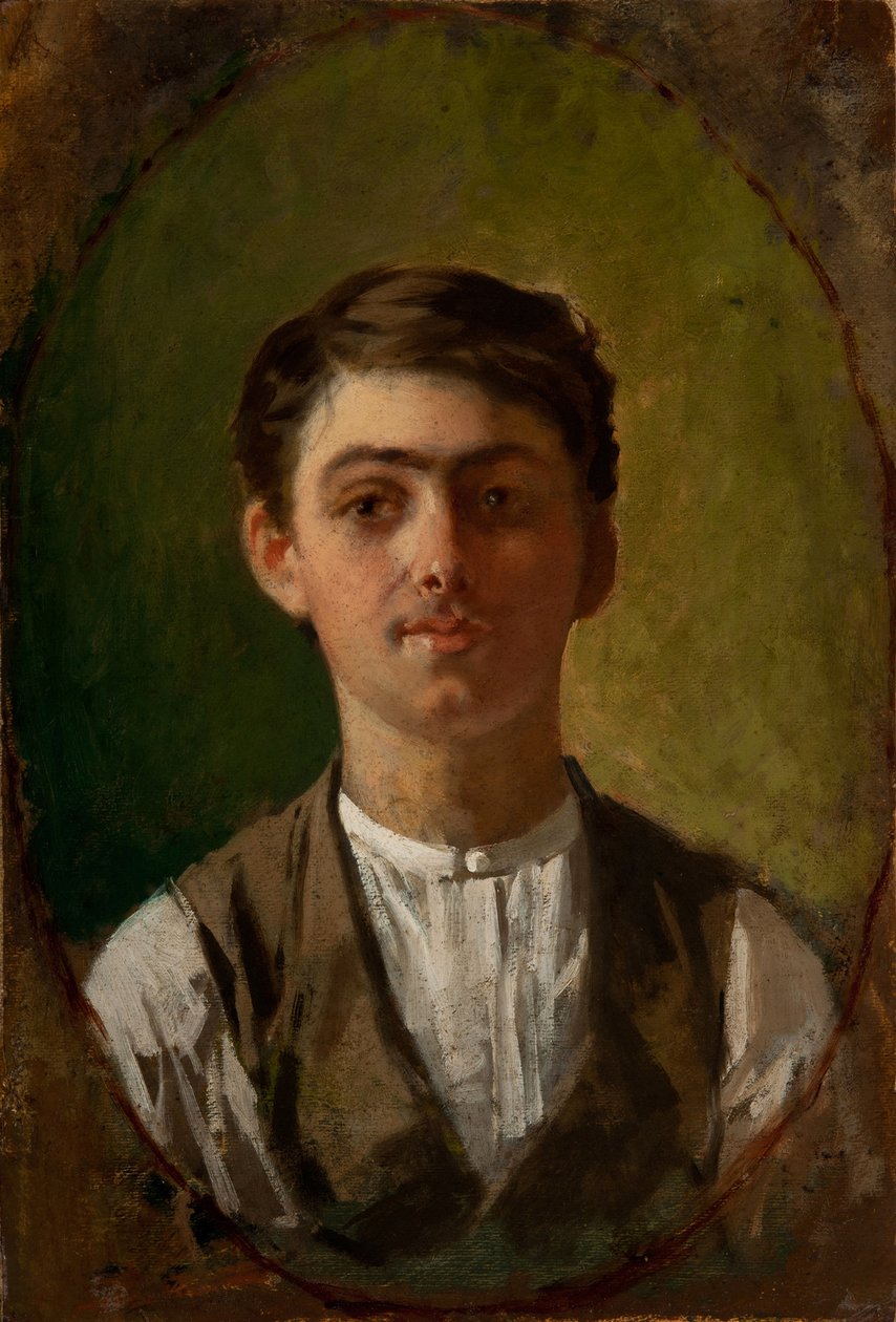 Autoportrét, 1885-1886. od Giuseppe Pellizza da Volpedo