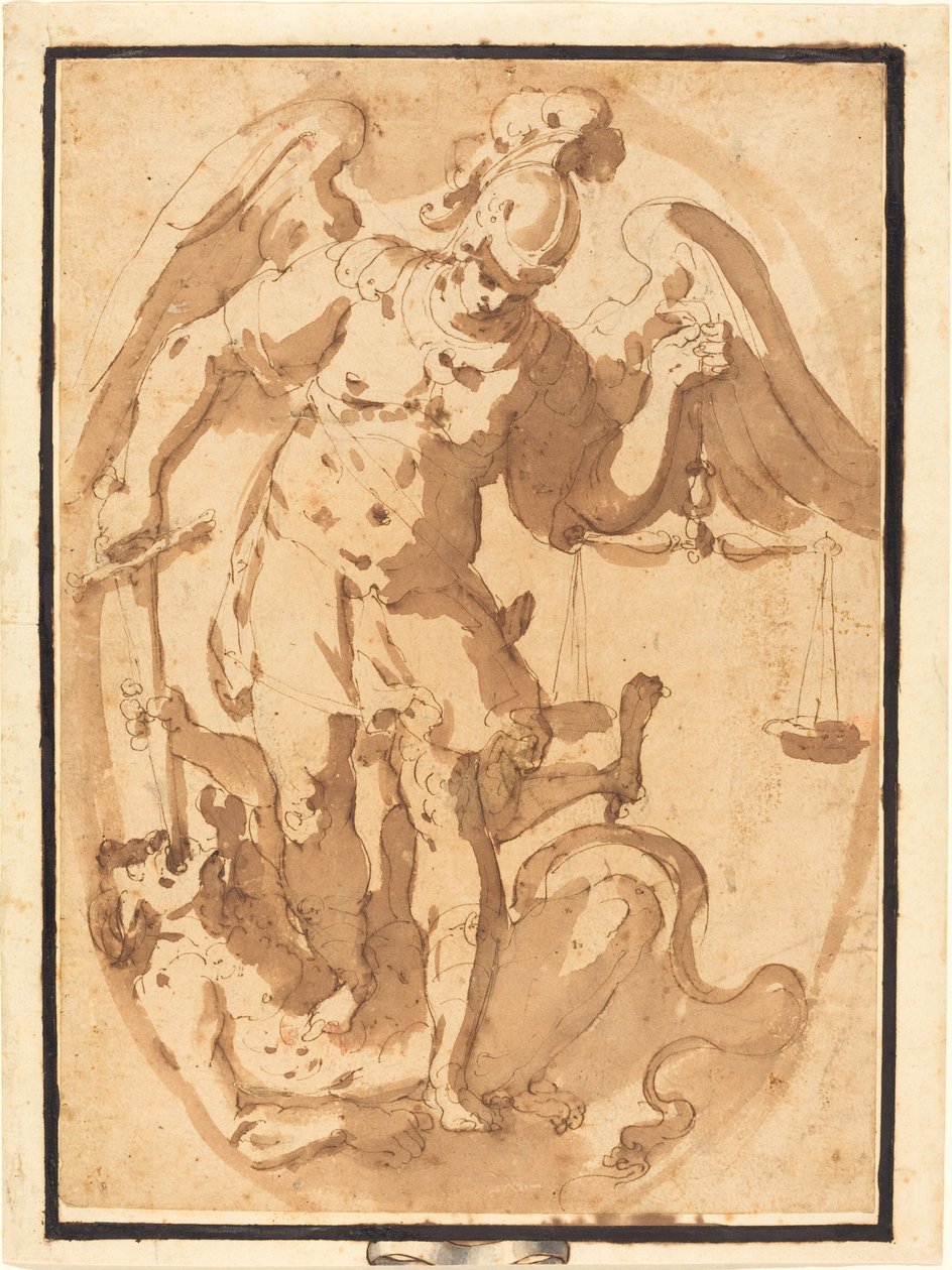 Svatý Michael s Luciferem od Giuseppe Porta