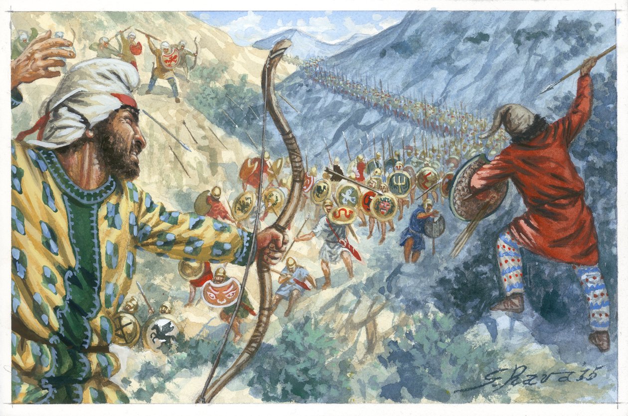 Deset tisíc (žoldnéřská jednotka), převážně řeckých vojáků, které Kýros Mladší použil k pokusu o získání trůnu Perské říše Artaxerxem II. od Giuseppe Rava