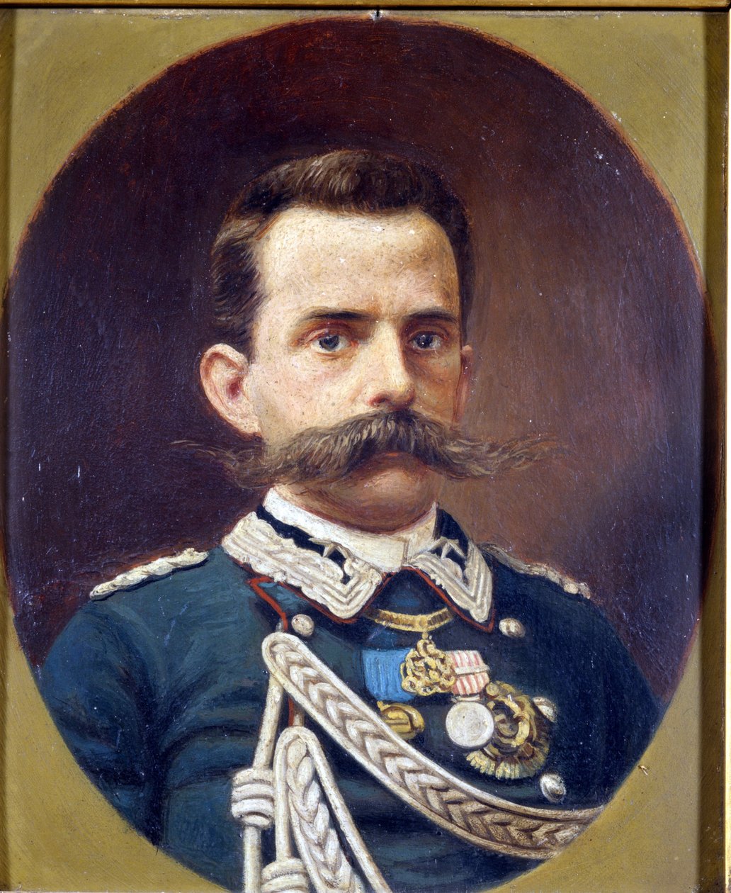 Humbert I. (1844-1900). Obraz G. Riva. Muzeum Risorgimento. Milán od Giuseppe Riva
