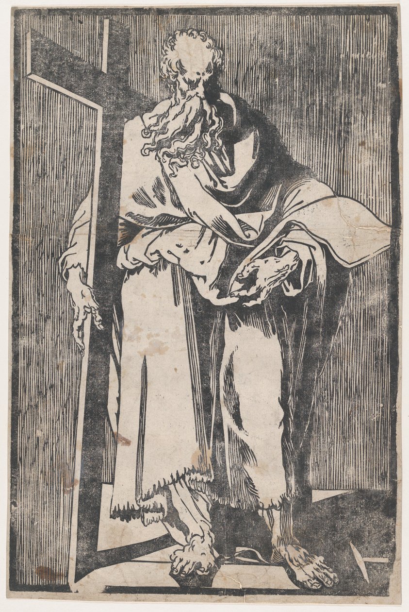 Svatý Filip stojící s knihou a křížem, ca. 1590-1600. od Giuseppe Scolari