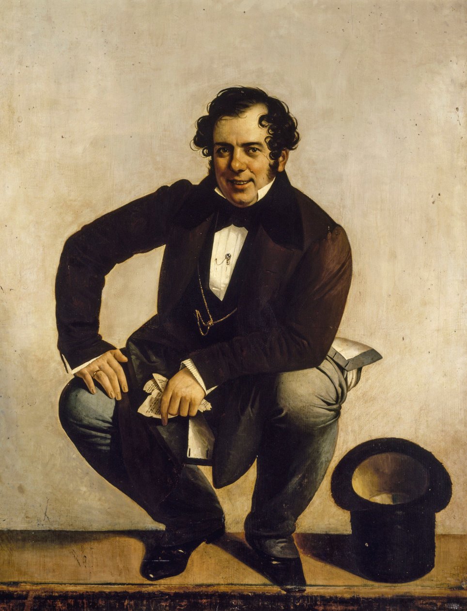 Giuseppe Tominzin (1790-1866) omakuva od Giuseppe Tominz