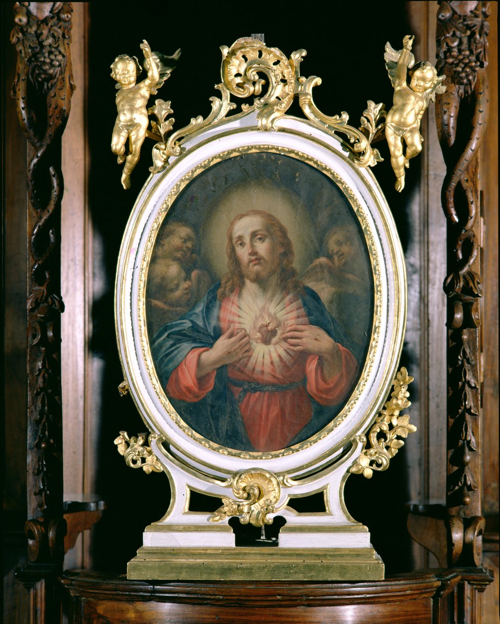 Nejsvětější Srdce Kristovo, z kaple internátní školy, 1766 od Giuseppe Varotti