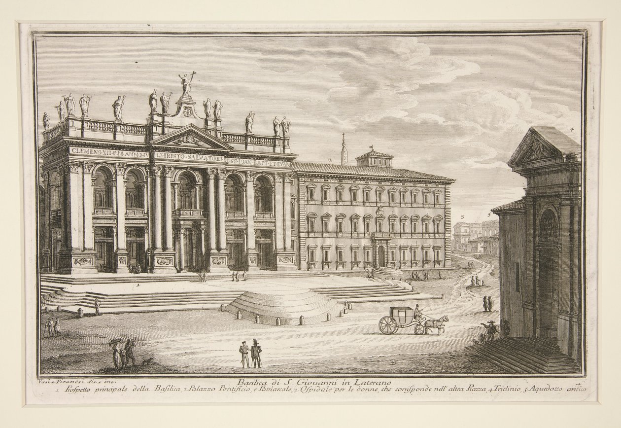 Bazilika sv. Jana Lateránského (kostel sv. Jana Lateránského) od Giuseppe Vasi