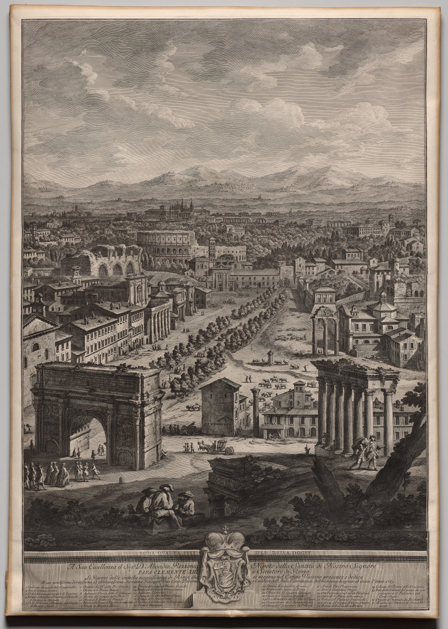 Campo Vaccino od Giuseppe Vasi