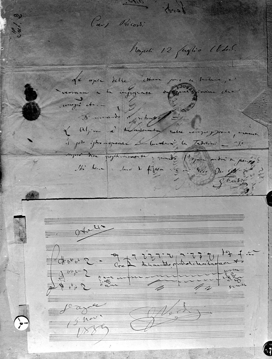Korespondenci napsal Giuseppe Verdi od Giuseppe Verdi