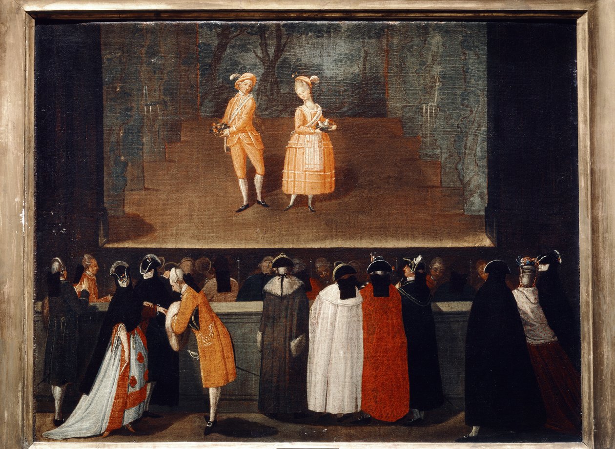 OPERA: Intermezzo, konec 18. století (olej) od Giuseppe de Albertis
