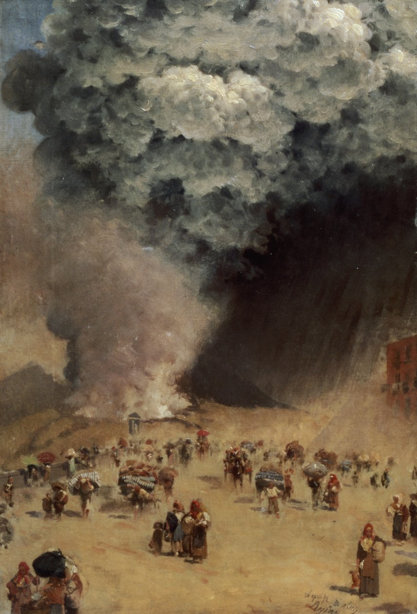 Déšť popela, 1872 od Giuseppe de Nittis