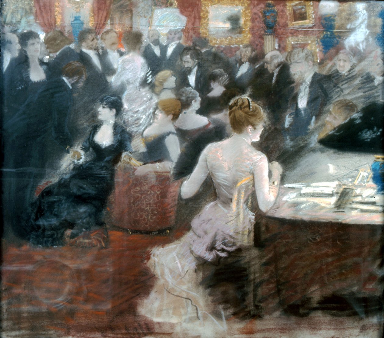 Salon princezny Mathildy od Giuseppe de Nittis