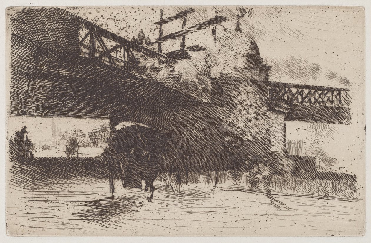 Pohled pořízený v Londýně od Giuseppe de Nittis