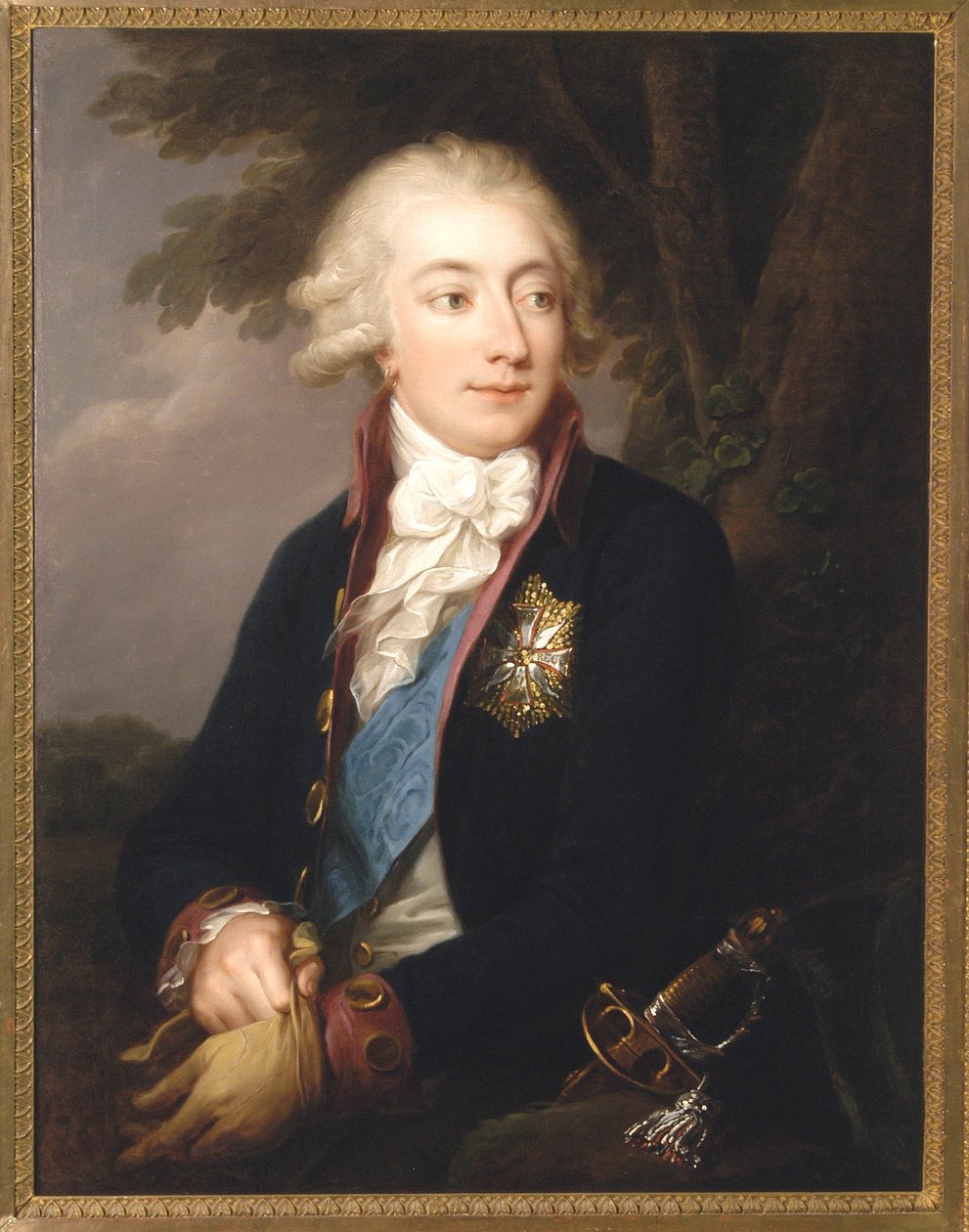 Hrabě Antoni Jozef Lanckoronski, kolem roku 1791 od Giuseppe or Josef Grassi